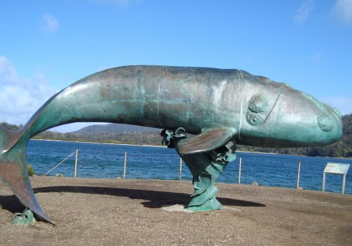 whale statue
